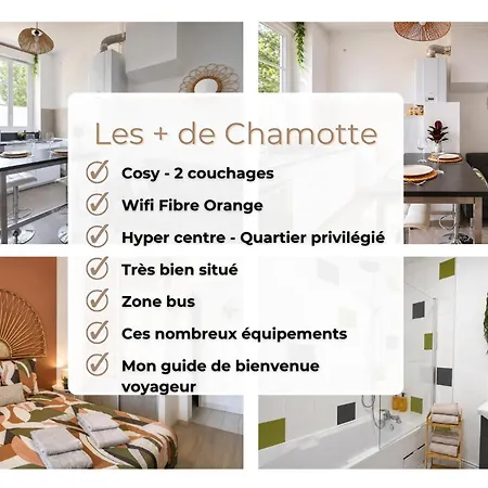 Apartment Chamotte Hyper Centre Wifi Cosy